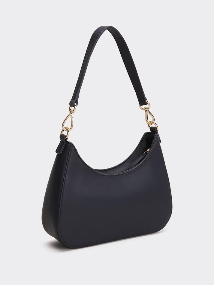 Tommy Hilfiger Sac porté épaule avec plaque monogramme TH
