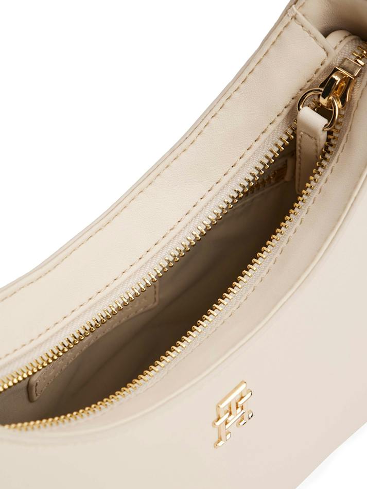 Tommy Hilfiger Sac porté épaule avec plaque monogramme TH