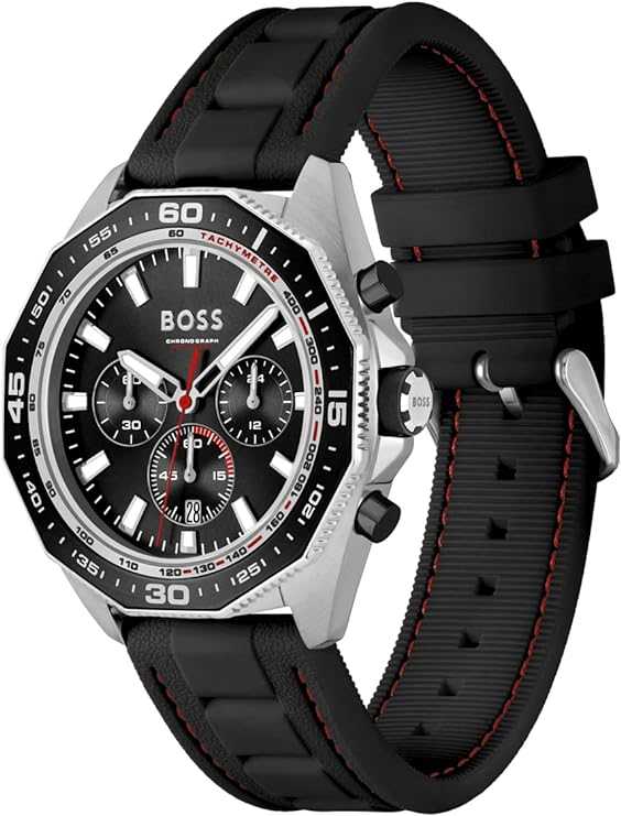 Montre Hugô Bôss Energy chronographe cadran noir