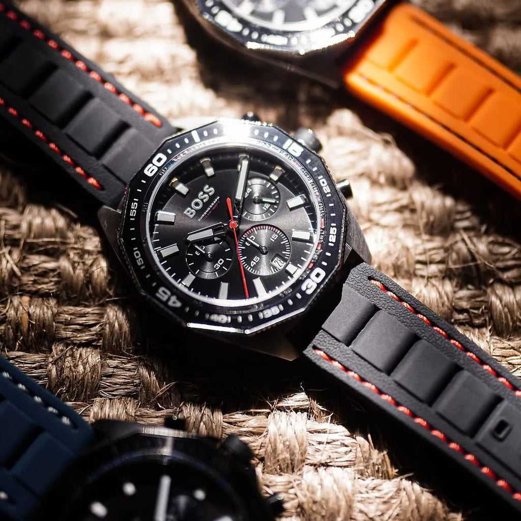 Montre Hugô Bôss Energy chronographe cadran noir