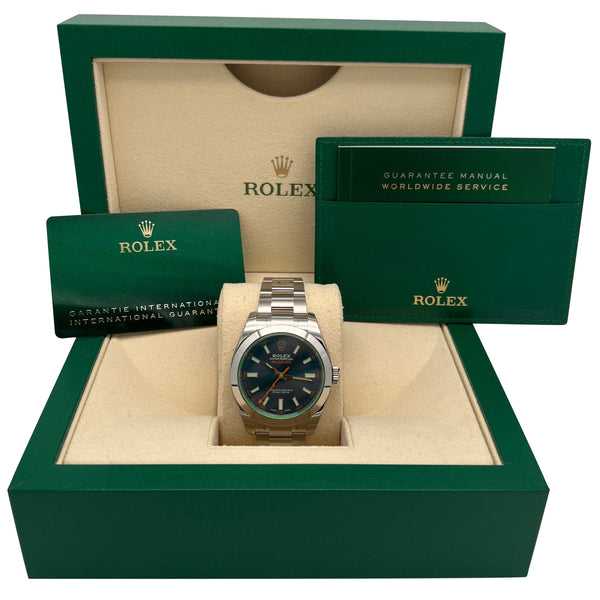 Montre Rolex Oyster Perpetual Milgauss Bleu Z