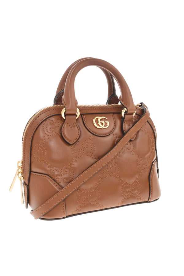 GG caramel Sac à bandoulière matelassé