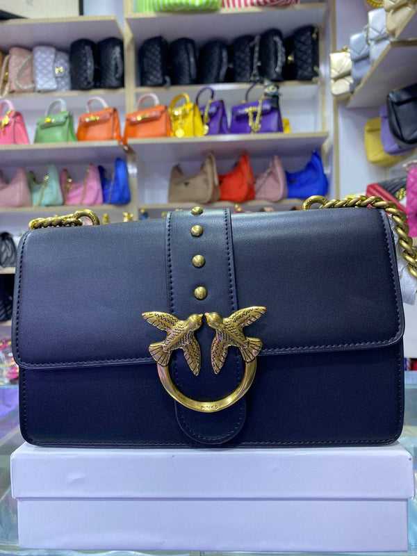 Pïnkô Sac porté épaule femme Noir