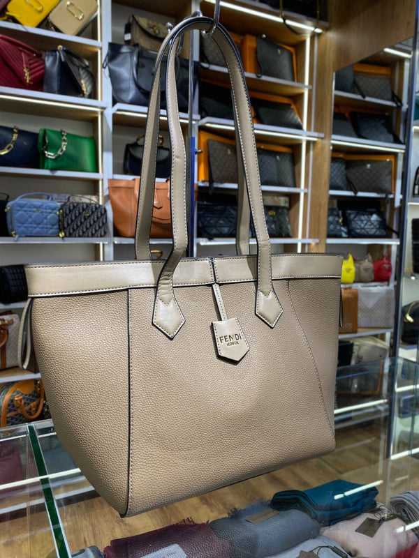 Fêndï Sac Origami sac transformable en couleur taupe