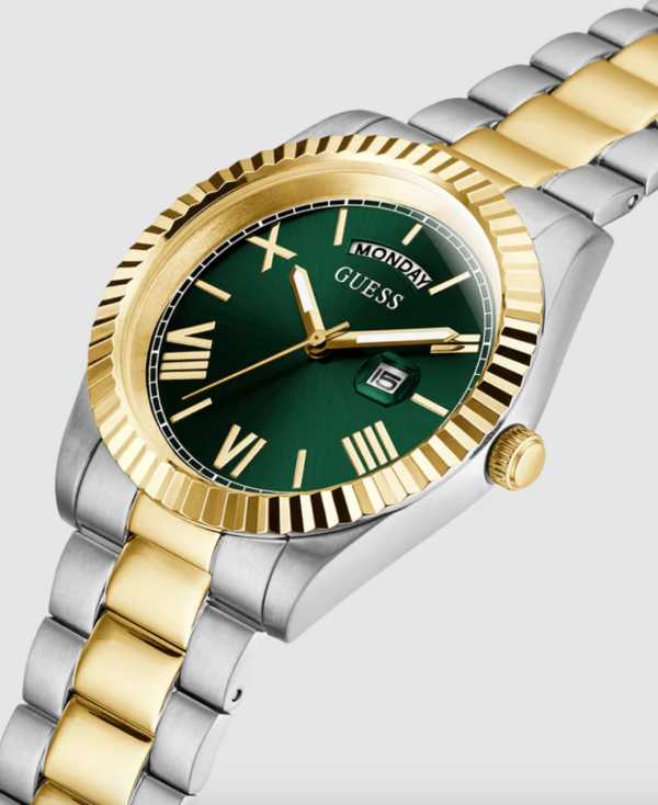 GSS Mens 2-Tone Day/Date Watch