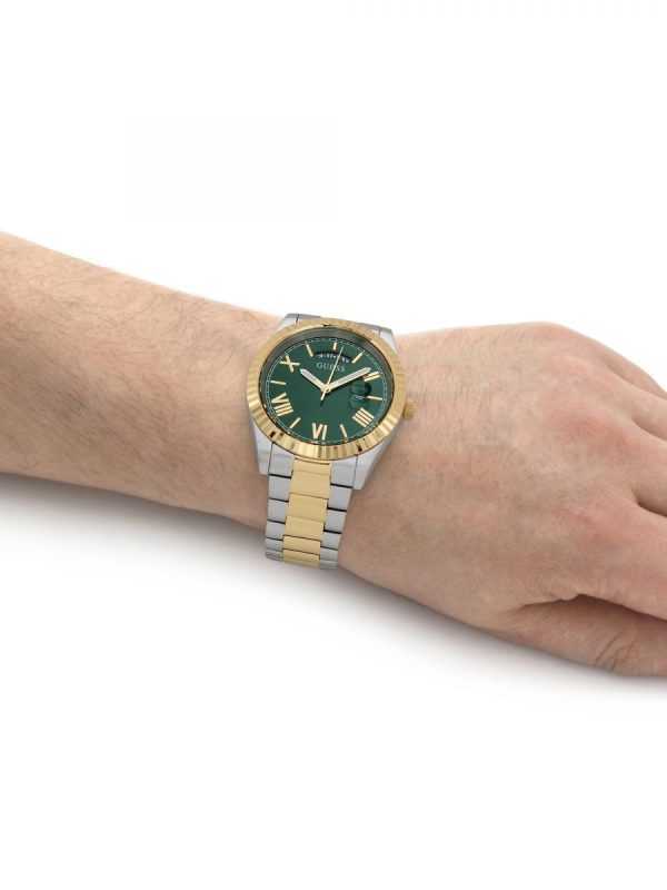 GSS Mens 2-Tone Day/Date Watch