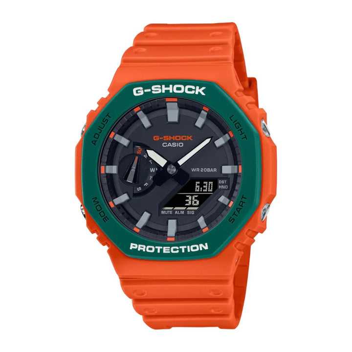 RELOJ DEPORTIVO PARA HOMBRE G-SHOCK 2100 GA2110SC-4ADR - NARANJA