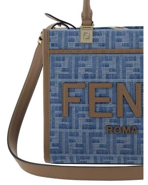 Fêndï
Women's Blue "Sunshine" Hand Bag