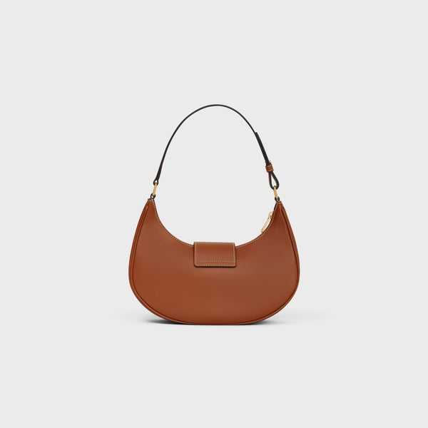 SAC AVA TRIOMPHE EN CUIR MOYEN MODELE VEAU LISSE Marron