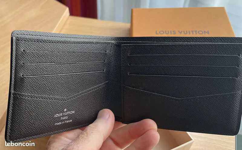 Portefeuille LV édition Centenaire Marco - Damier Ebene