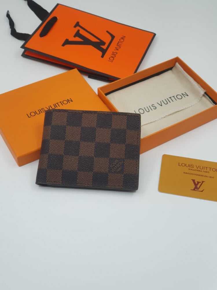 Portefeuille LV édition Centenaire Marco - Damier Ebene