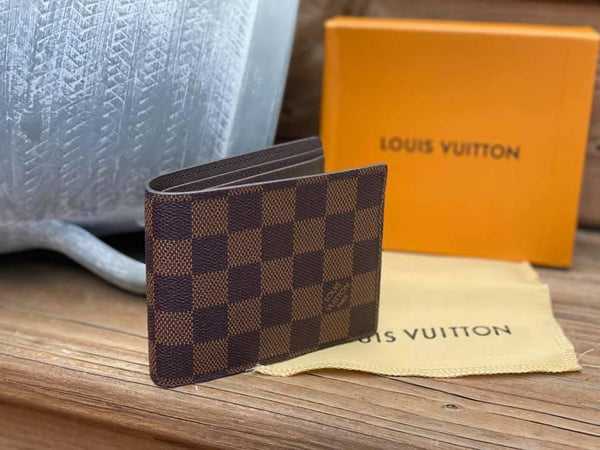 Portefeuille LV édition Centenaire Marco - Damier Ebene