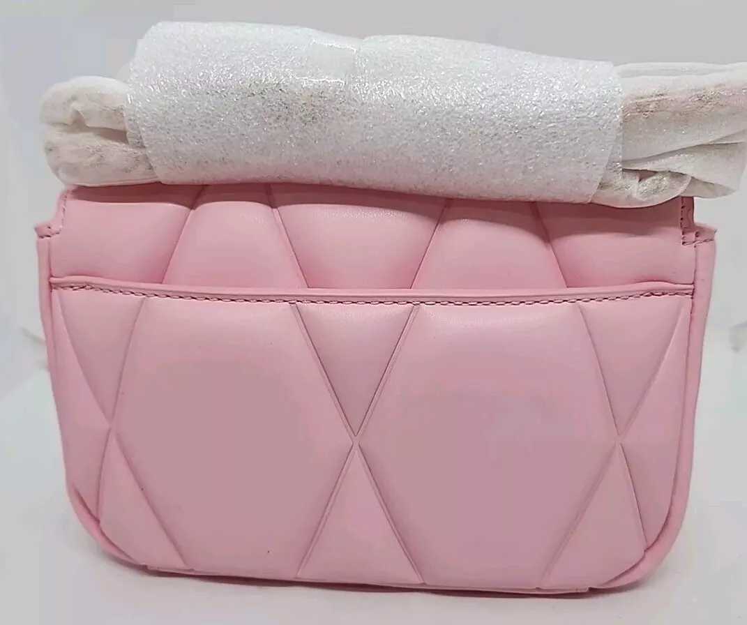 Arwen Quilted Shoulder Bag - Pink