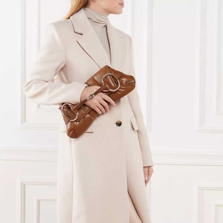 GG
Horsebit Chain Medium Shoulder Bag Brown