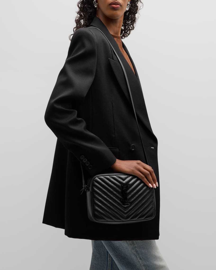 YSL Sac bandoulière Camera Lou, Très bon état
Noir