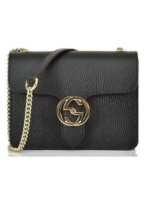 GG Sac à main Interlocking
Noir,