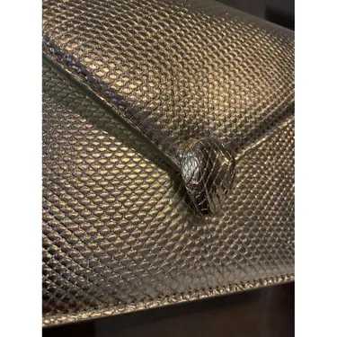 Bvlg@ri Sac bandoulière Serpenti exotique avec étiquette Doré