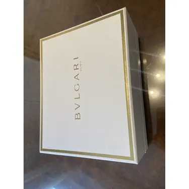 Bvlg@ri Sac bandoulière Serpenti exotique avec étiquette Doré