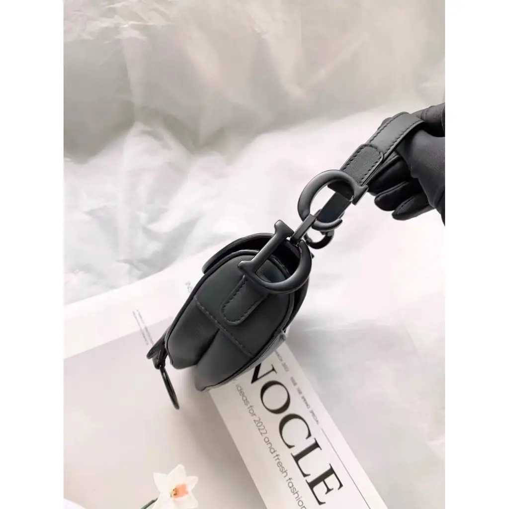 Di*r Sac à main en cuir Saddle