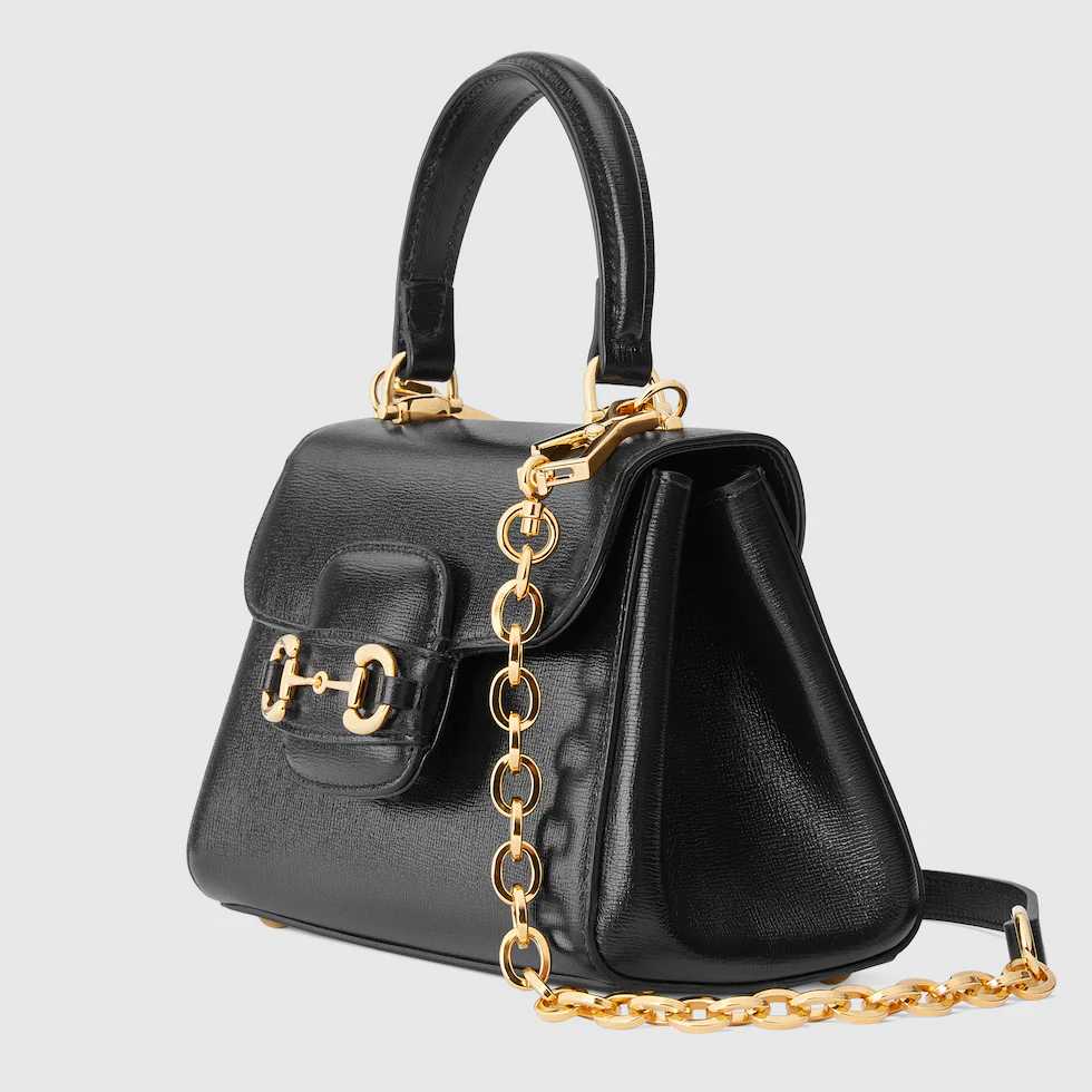 GG Black Mini Horsebit 1955 Bag