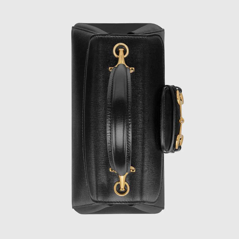 GG Black Mini Horsebit 1955 Bag