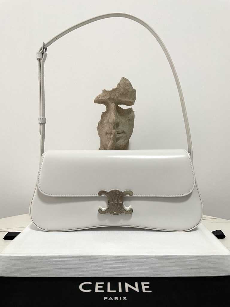 CÊLINË MEDIUM LOLA BAG BLANC
