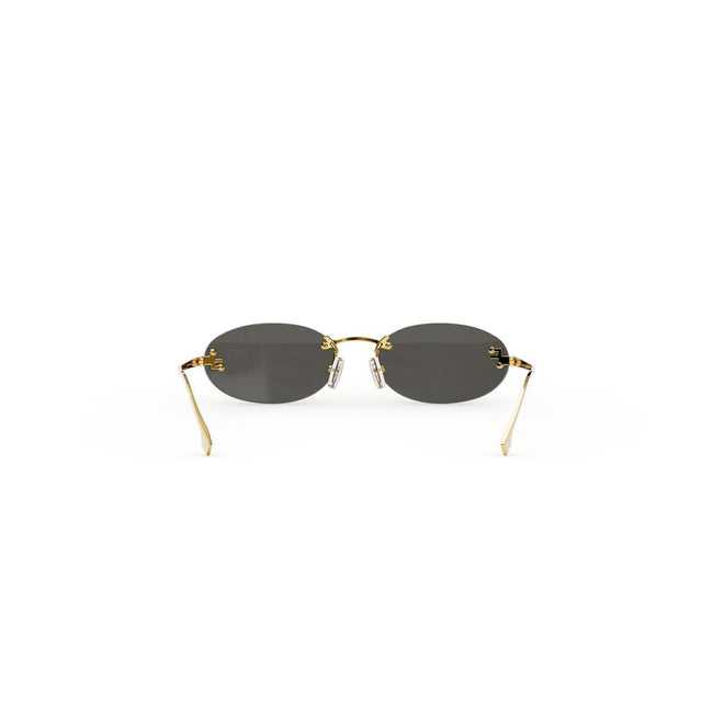 Fen&i First Crystal
Gold Oval Sunglasses pour femme