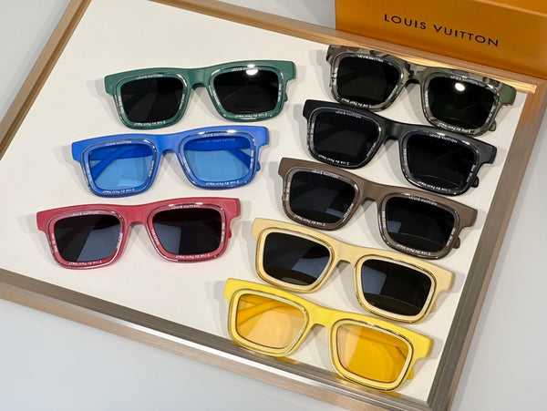 L&V Z2442U Super Vision Square Sunglasses pour femmes ✨