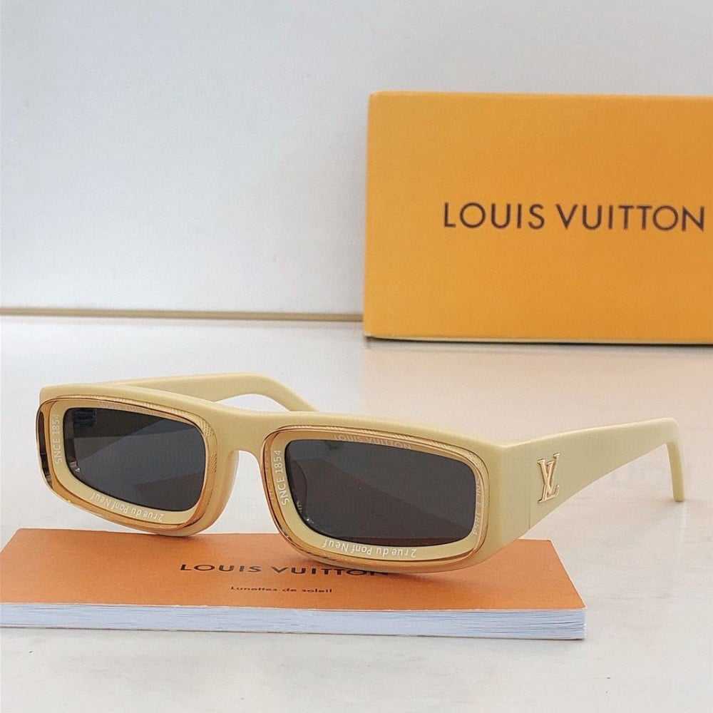 L&V Z2388E Runway Super Vision Low Square Sunglasses pour femmes ✨