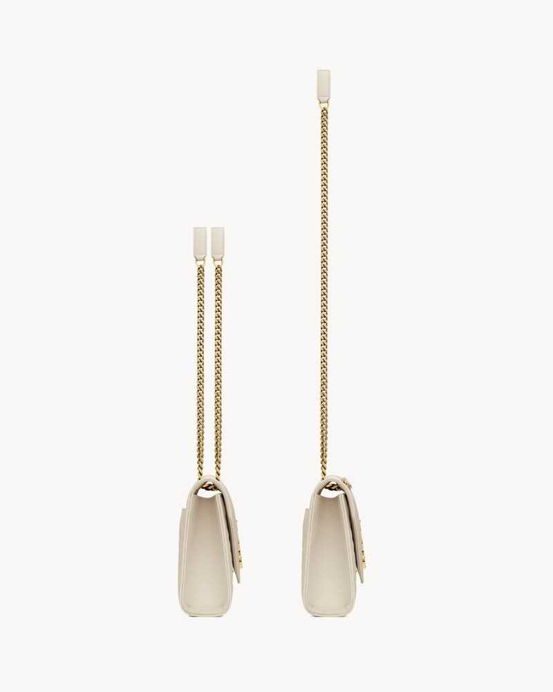 YSL ENVELOPE MEDIUM d’agneau MATELASSÉ
BLANC VINTAGE