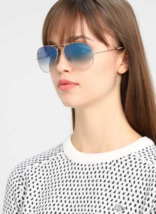 Lunettes de soleil Ray-Ban AVIATOR LARGE METAL RB3025 001/3F femme et homme