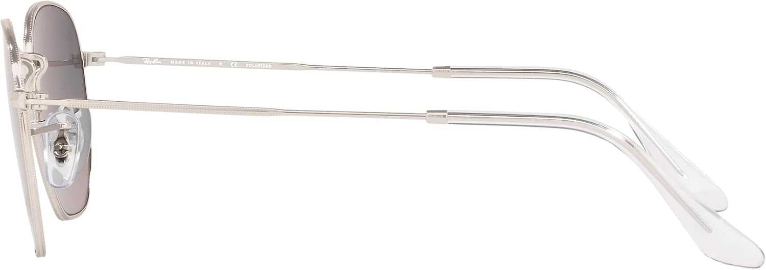 Ray-Ban Lunettes de soleil Hexagone RB3548N Argent/Gris Clair Dégradé femme et homme