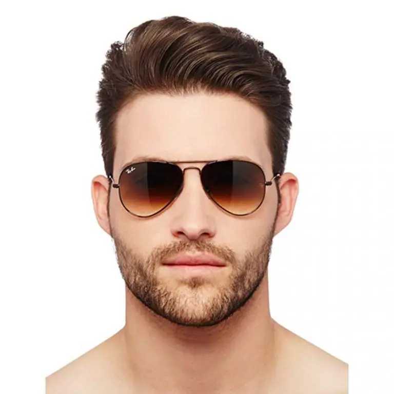 RAY-BAN Lunettes de soleil RB3025 AVIATOR LARG METAL 014-51 femme et homme