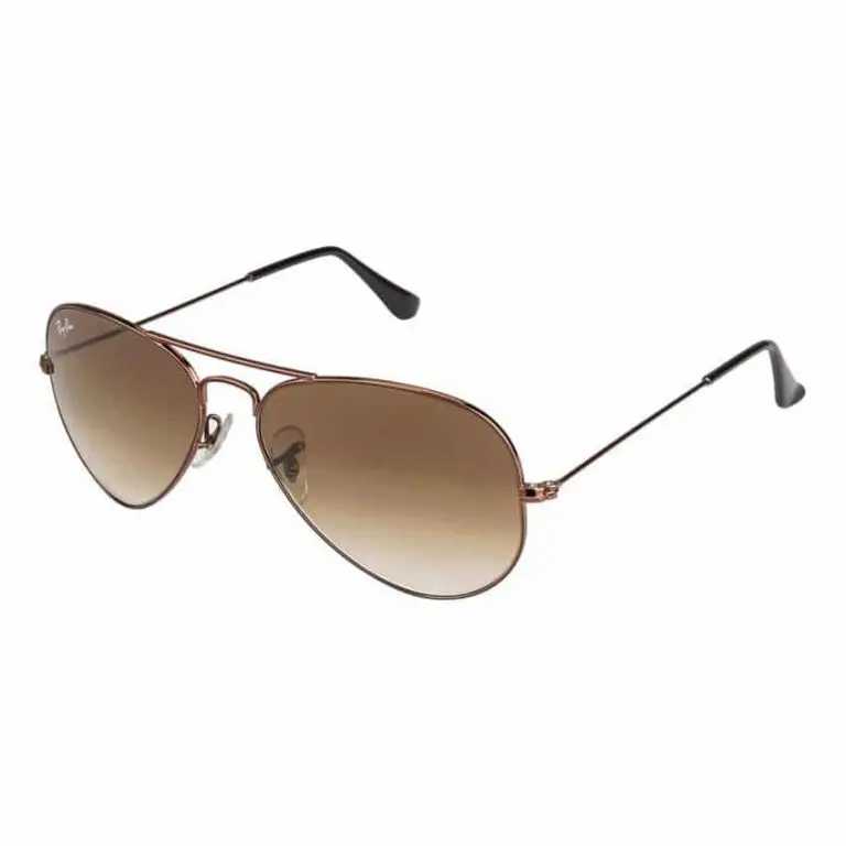 RAY-BAN Lunettes de soleil RB3025 AVIATOR LARG METAL 014-51 femme et homme