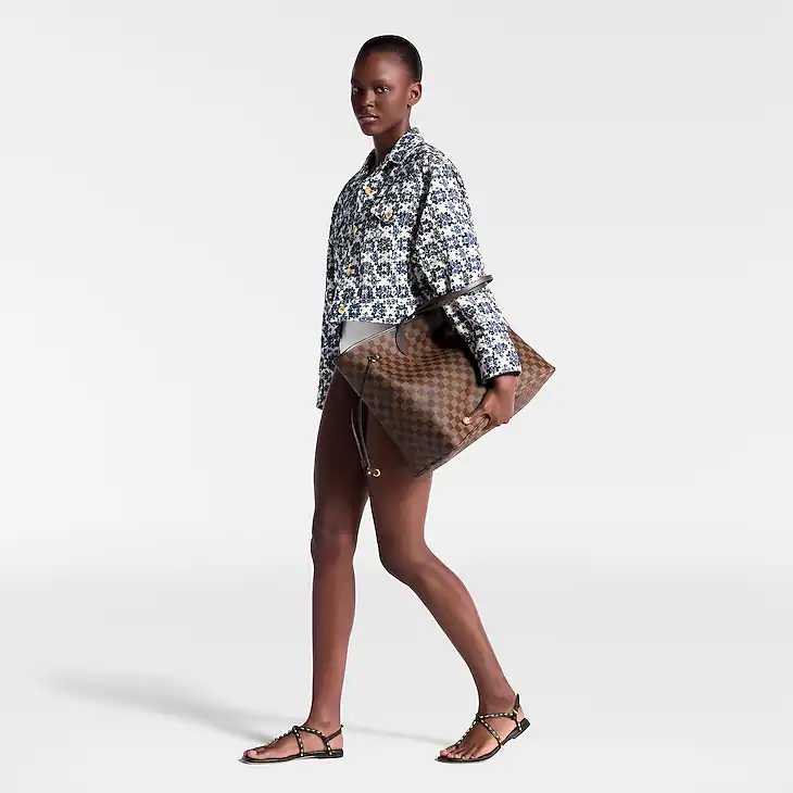 LV Sac Neverfull GM en cuir