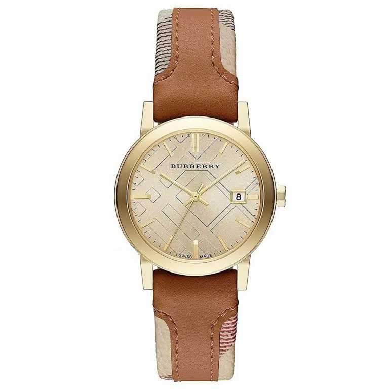 The City Bûrberrÿ Women’s Heritage Leather Watch, Haymarket Leather Ladies BU9133