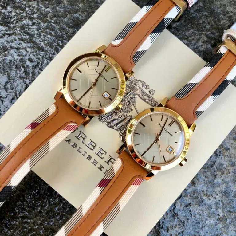 The City Bûrberrÿ Women’s Heritage Leather Watch, Haymarket Leather Ladies BU9133