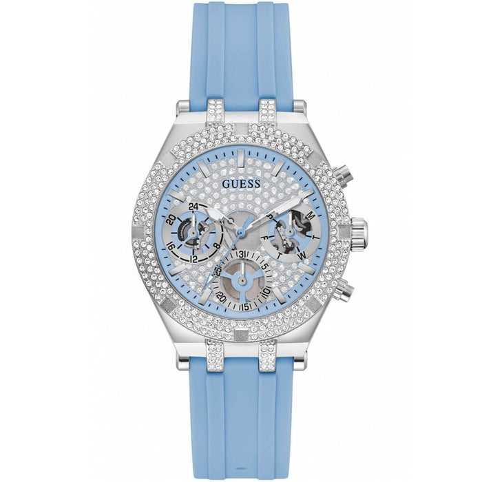 Gûess
heiress blue silicone strap women's watch gw0407l1