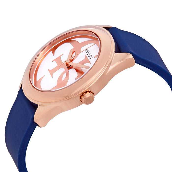 Guess
g-twist silver dial blue silicone ladies watch w0911l6