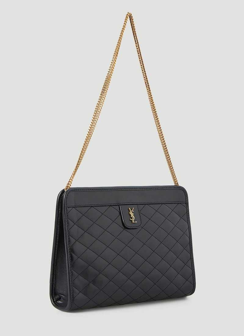 S@int L@urent Victoire Baby Clutch Shoulder Bag in Black