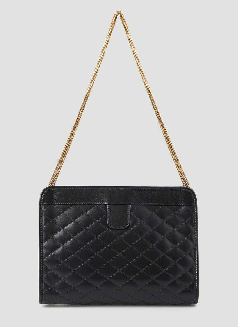 S@int L@urent Victoire Baby Clutch Shoulder Bag in Black