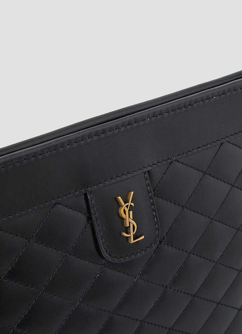 S@int L@urent Victoire Baby Clutch Shoulder Bag in Black