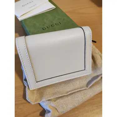 GG portefeuille Bamboo Blanc