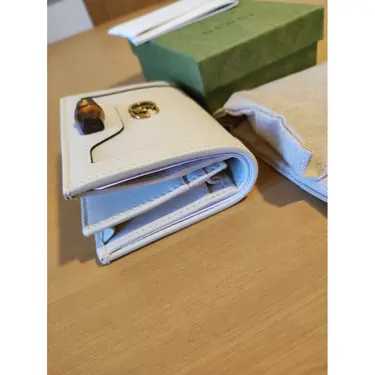 GG portefeuille Bamboo Blanc