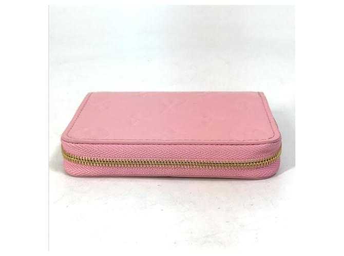 LV Portefeuille à compartiment pour pièces Monogram Verni Rose
