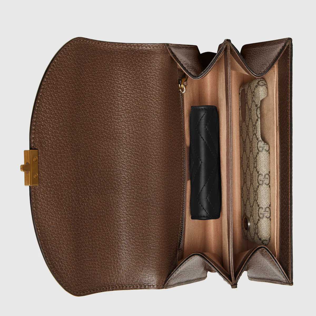 GG Sac à main Ophidia avec bande Web petite taille