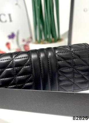 GG Marmont Black Pearl interlocking GG Continental Long Wallet