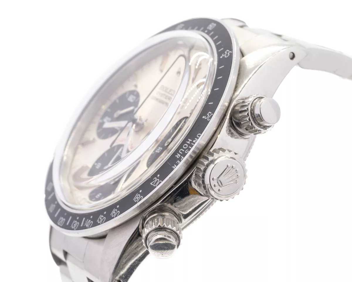 Grande montre à remontage manuel vintage RLX Daytona 6263 rouge en acier inoxy