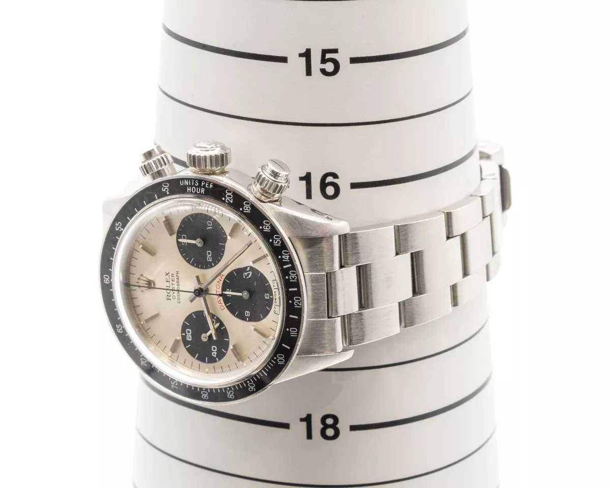 Grande montre à remontage manuel vintage RLX Daytona 6263 rouge en acier inoxy