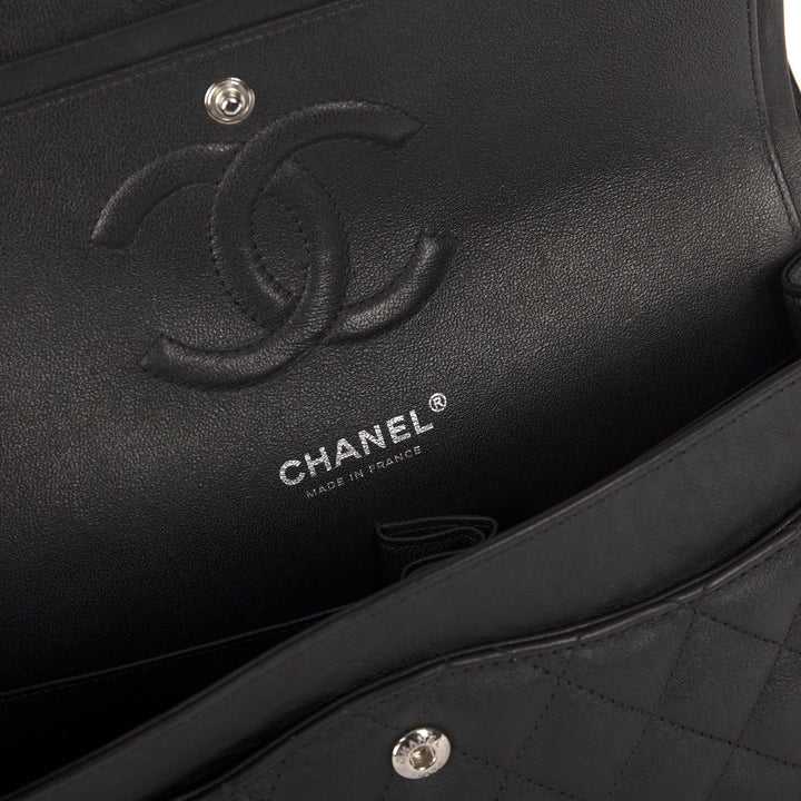 Ch@nel
2018 Black Calfskin Medium Classic Double Flap Bag